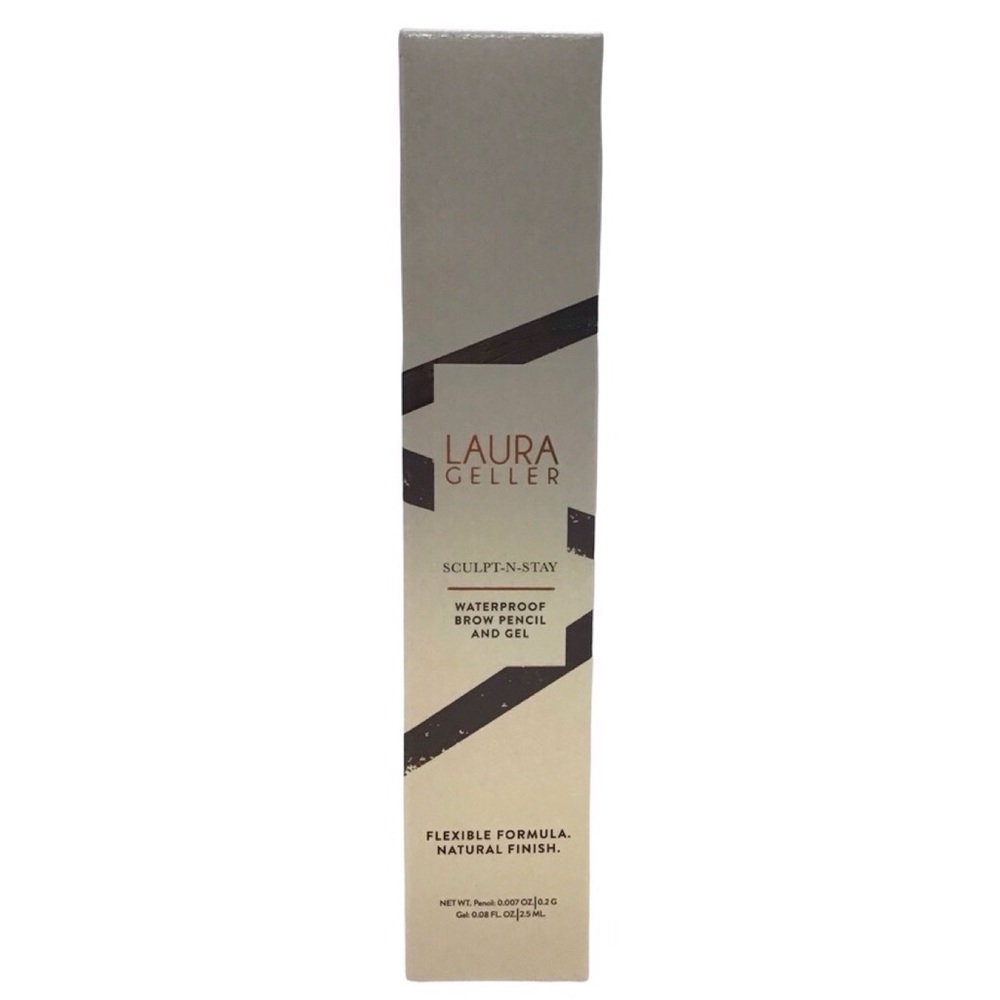Laura Geller 2-in-1 Waterproof Gel Brow Pencil, Soft Black - Picture 2 of 4